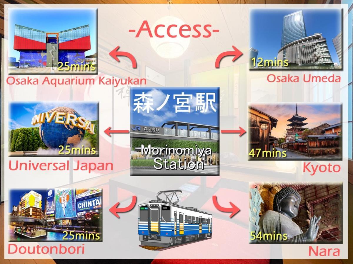 Guesthouse中道 Osaka Exterior foto